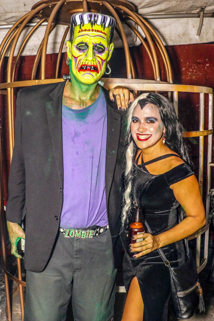 Frankenstein Monster and Lily Munster
